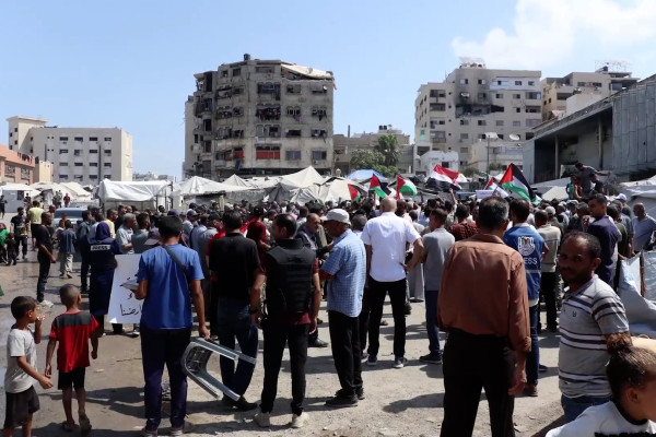 Warga Palestina di Gaza demo tuntut akhiri perang