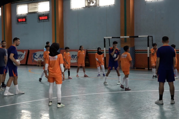 Timnas Futsal Belanda beri "coaching clinic' pada anak-anak di Jakarta