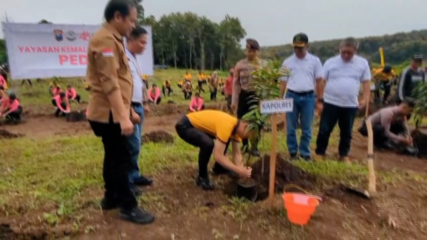 Reboisasi Hari Bumi, 2.250 pohon ditanam di Lereng Gunung Wilis