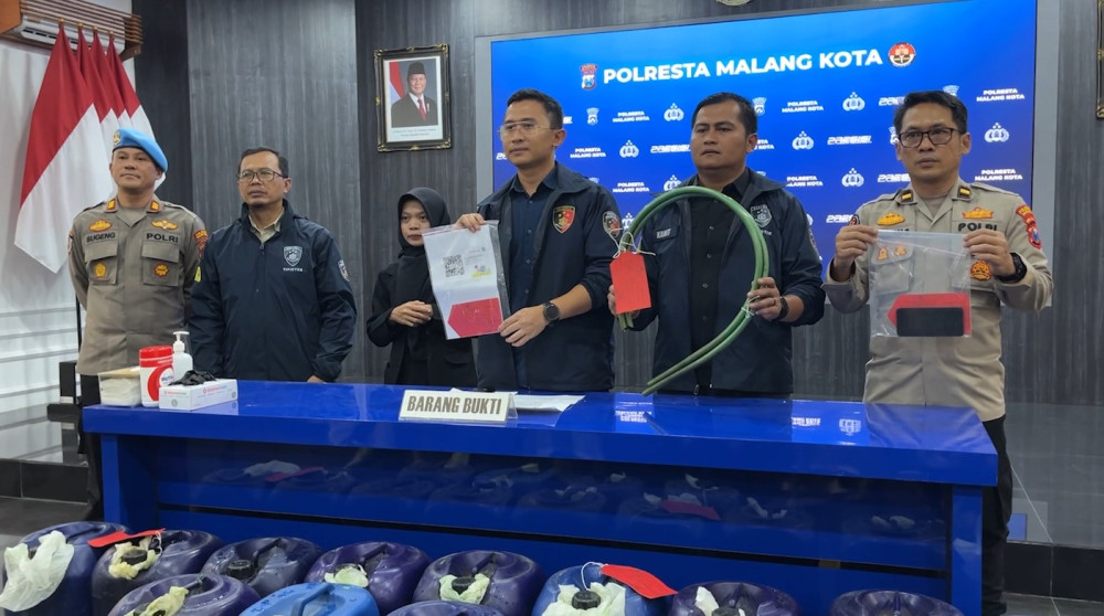 Polresta Malang Kota tangkap 3 pelaku penyalahgunaan BBM bersubsidi