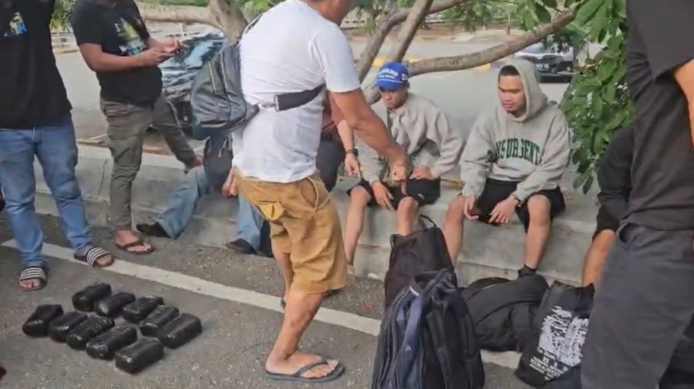 Polisi amankan enam tersangka bawa sabu 16 Kg di Bandara Palu