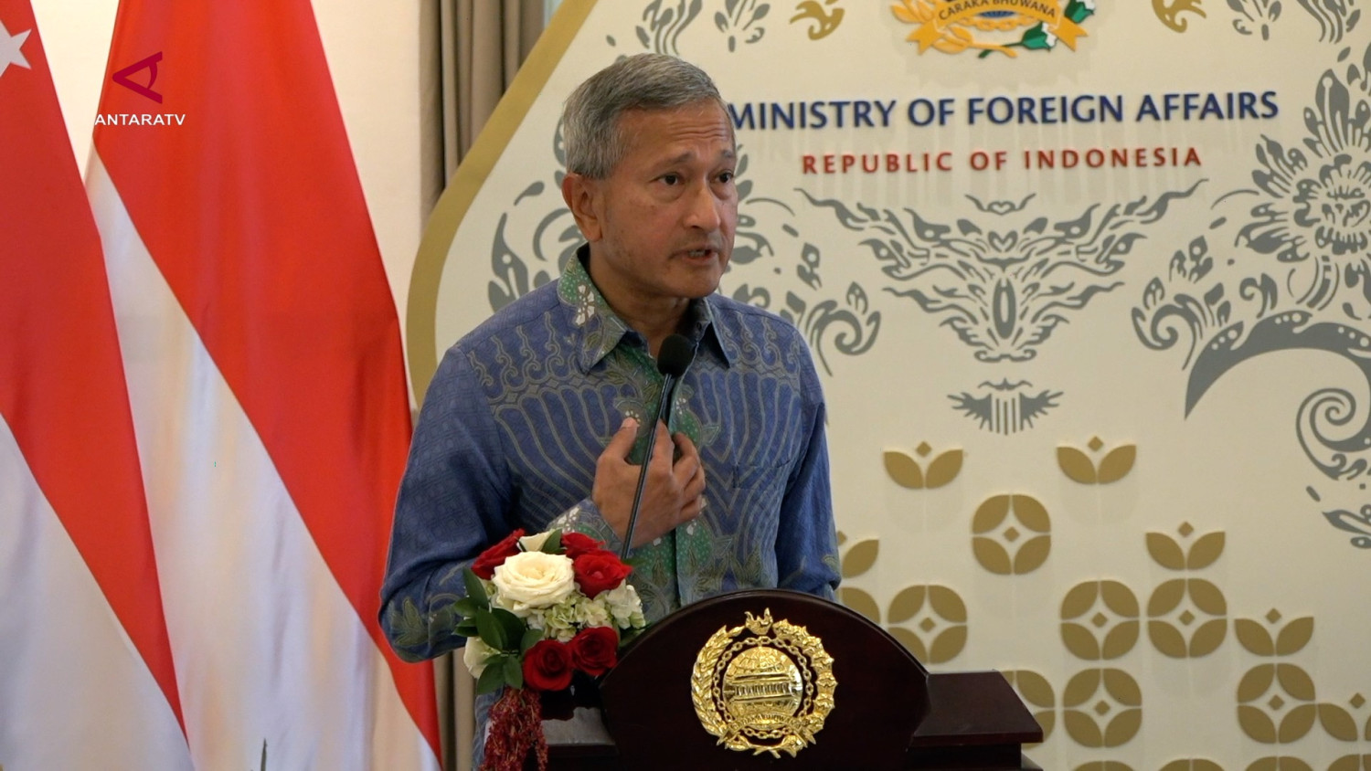 Menlu Singapura apresiasi tim SAR evakuasi korban erupsi Gunung Dukono