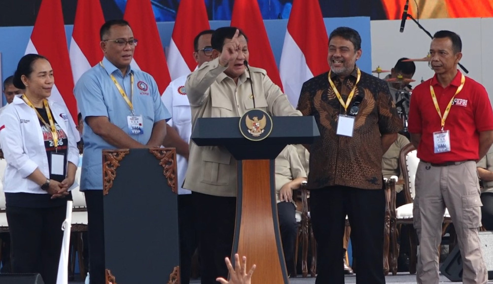 Ojol dapat 92 persen, Prabowo: Aplikator tak setuju jangan usaha di RI